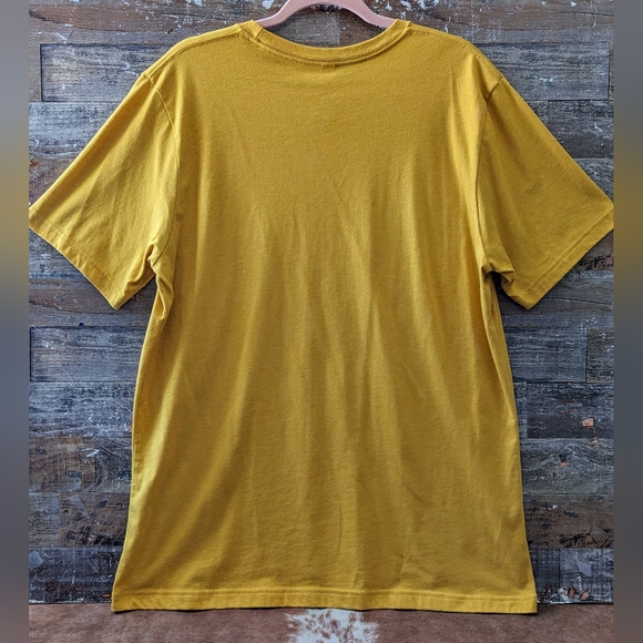 Bella Canvas Mustard Yellow American West Logo Tee - Picture 10 of 14
